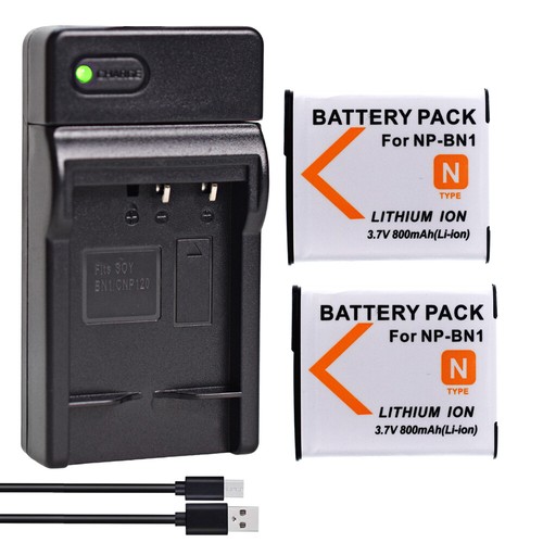 Due batterie bn1 - batterie, np-bn1